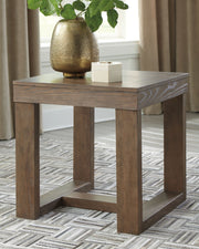 Cariton - Square End Table - Gray - R&R Furniture Gallery (Fountain Valley, CA)