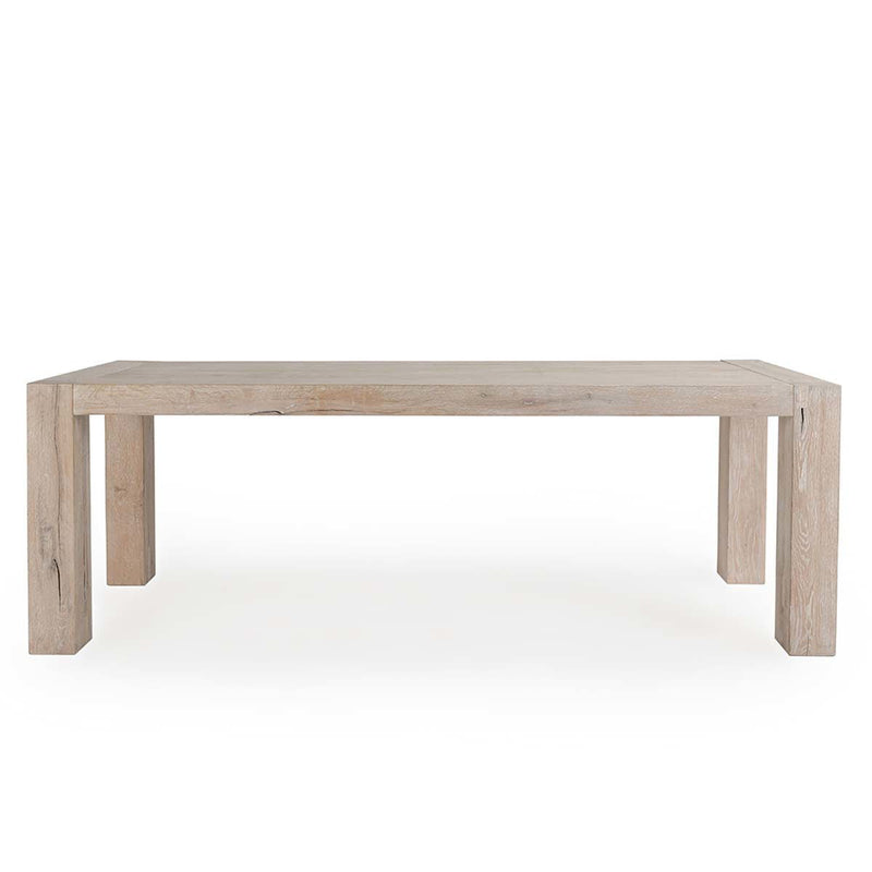 Classic Home Bristol dining table with a wooden top and sturdy legs, ideal for modern or traditional dining room settings.