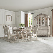 Gorsedd - Side Chair (Set of 2) - Cream Fabric & Golden Ivory - R&R Furniture Gallery (Fountain Valley, CA)