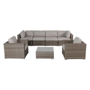 Stylish Entertainment Sectional Set, Outdoor Living - R&R Furniture Gallery (Fountain Valley, CA)
