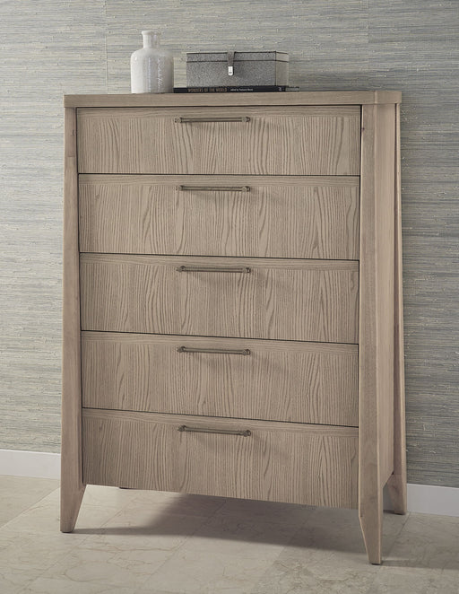Sumire Five Drawer Ash Wood Chest in Ginger - R&R Furniture Gallery (Fountain Valley, CA)