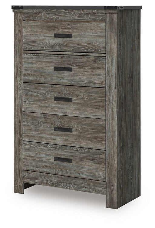 Frandern - Five Drawer Chest - Gray - R&R Furniture Gallery (Fountain Valley, CA)