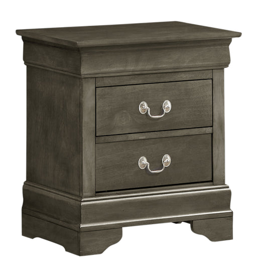 Traditional style accent nightstand by Glory Furniture with a wooden finish and classic design, featuring a single drawer and open shelf.