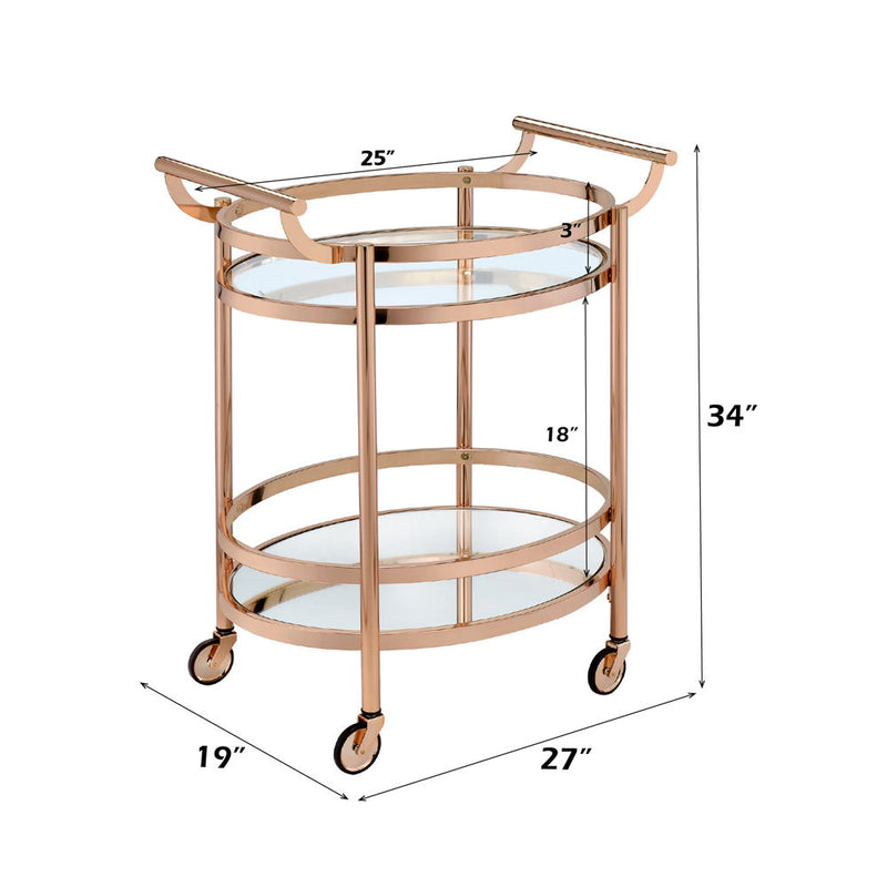 Lakelyn - Serving Cart - R&R Furniture Gallery (Fountain Valley, CA)