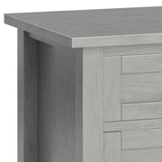 Handcrafted Warm Shaker accent nightstand by Simpli-Home with a smooth wood finish and single drawer, ideal for bedroom decor.