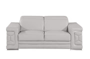 296 - Genuine Leather Loveseat - R&R Furniture Gallery (Fountain Valley, CA)