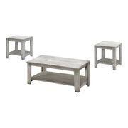 Table Set, Coffee, End, Side, Accent, Living Room, Transitional (Set of 3) - R&R Furniture Gallery (Fountain Valley, CA)