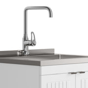 Murphy - Laundry Cabinet & Faucet And Stainless Steel Sink - R&R Furniture Gallery (Fountain Valley, CA)
