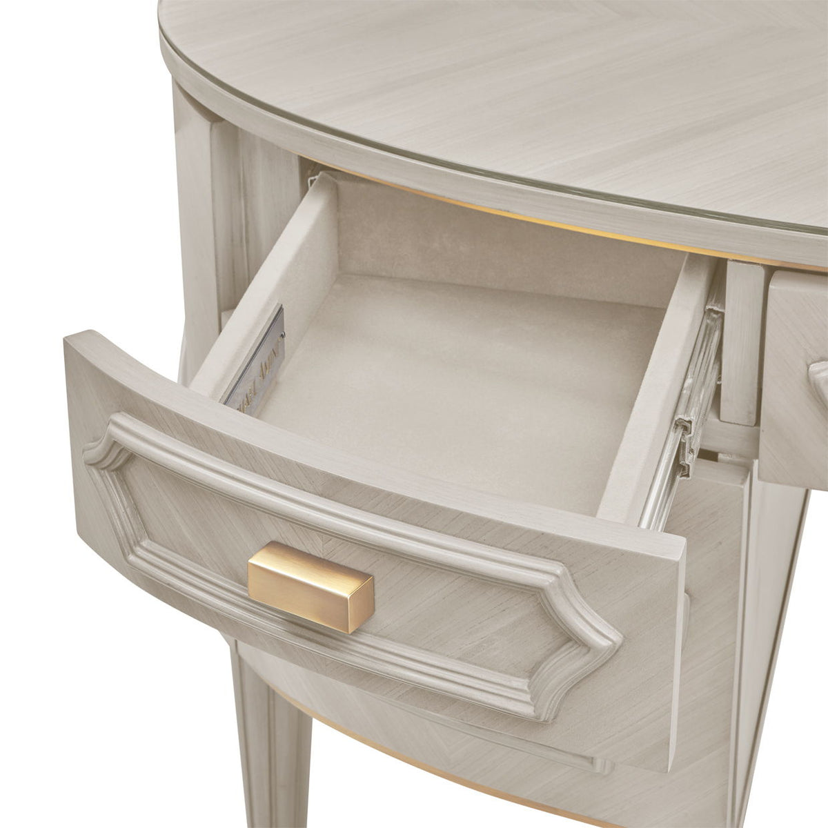 St. Charles - Vanity Desk - Dove Gray - R&R Furniture Gallery (Fountain Valley, CA)
