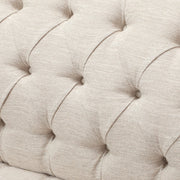 Comfy 3 Seat Sofa With Wooden Legs, For Living Room And Study - R&R Furniture Gallery (Fountain Valley, CA)