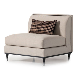 La Francaise - Armless Accent Chair - R&R Furniture Gallery (Fountain Valley, CA)