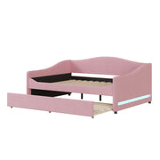 Upholstered Daybed With Light And Trundle - R&R Furniture Gallery (Fountain Valley, CA)