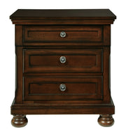 Porter - Two Drawer Night Stand - Dark Brown - R&R Furniture Gallery (Fountain Valley, CA)