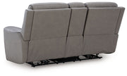 5Z-Comfort - Relaxation - Power Reclining Loveseat with Console / Adj Headrest - R&R Furniture Gallery (Fountain Valley, CA)