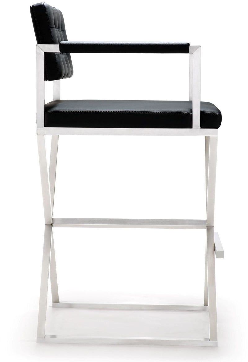 Director - Stainless Steel Barstool - R&R Furniture Gallery (Fountain Valley, CA)