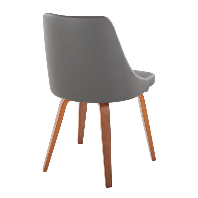 Lumi Source Marche contemporary dining chairs set of 2 with sleek design and neutral upholstery, perfect for modern dining rooms.