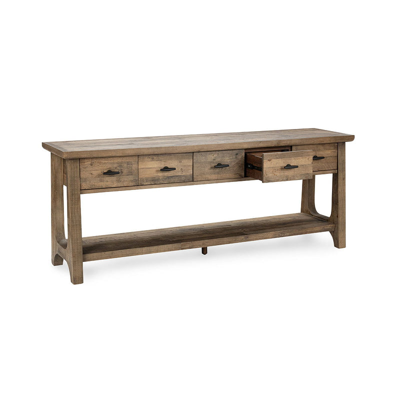Talladega - Console Table - Natural Pine - R&R Furniture Gallery (Fountain Valley, CA)