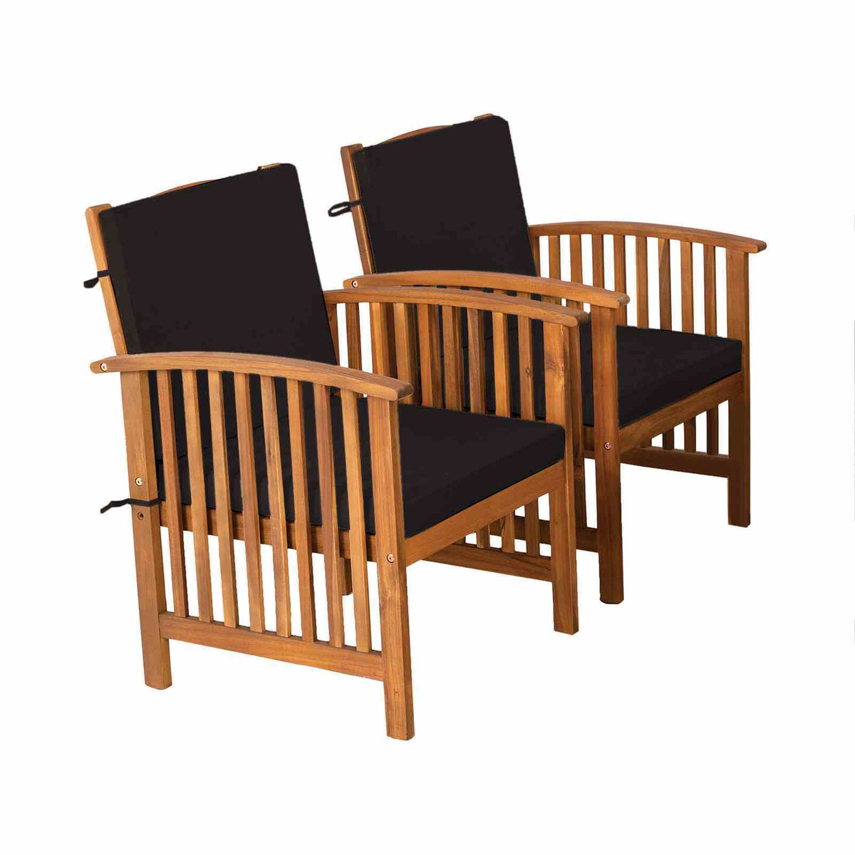Kyushu - Chair (2/CTN), Black/Natural