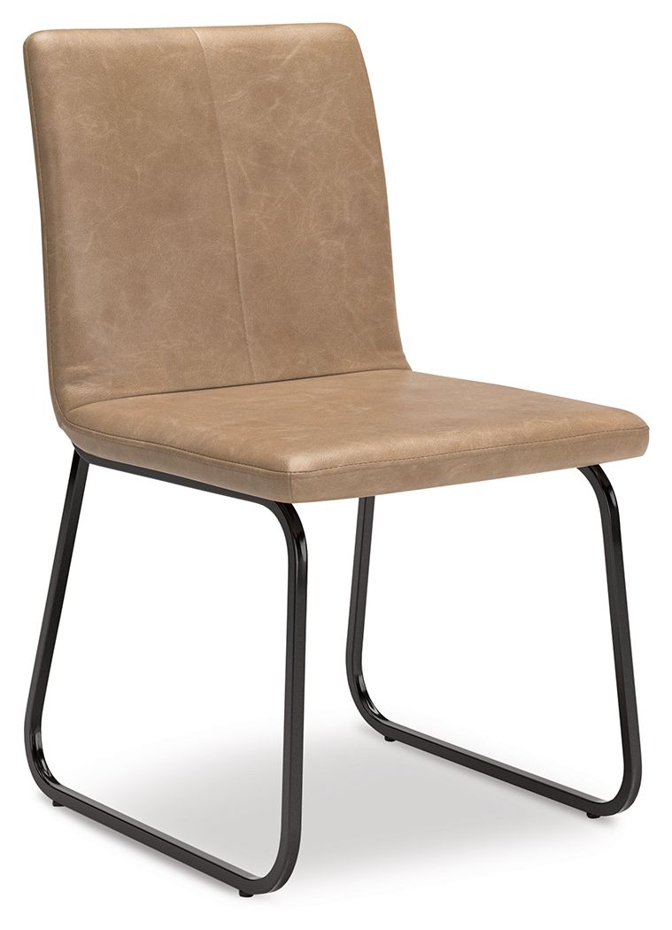 Pharwynn - Dining Upholstered Side Chair (Set of 4) - Toast - R&R Furniture Gallery (Fountain Valley, CA)