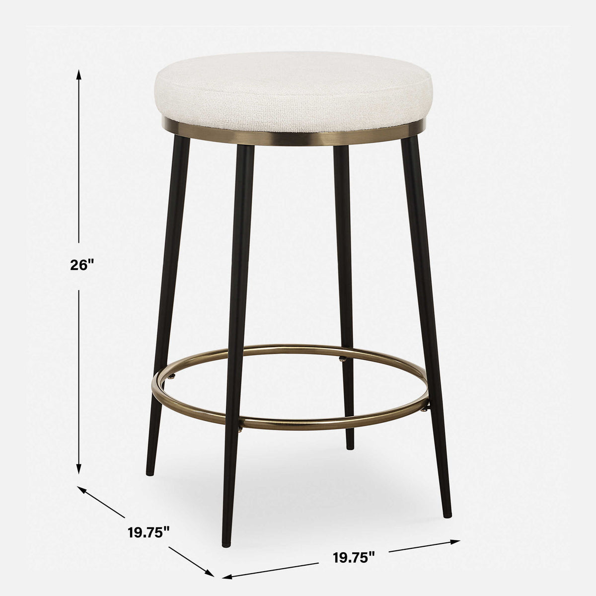Ensemble - Counter Stool - Cream