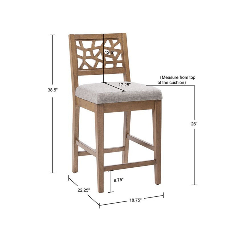 Counter Stool - Light Gray - R&R Furniture Gallery (Fountain Valley, CA)