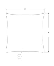 Pillows, Square, Insert Included, Decorative Throw, Hypoallergenic, Modern - R&R Furniture Gallery (Fountain Valley, CA)