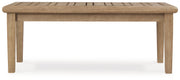 Carter Hall - Rectangular Cocktail Table - Beige - R&R Furniture Gallery (Fountain Valley, CA)