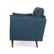 Enchantica - Upholstered Fabric Club Chair With Button Tufted And 2 Accent Pillows - R&R Furniture Gallery (Fountain Valley, CA)