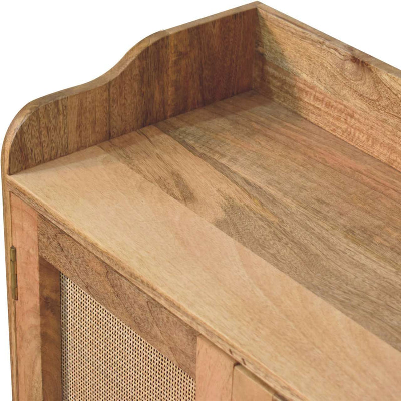 Larissa - T Bar Raised Cabinet - Brown - R&R Furniture Gallery (Fountain Valley, CA)