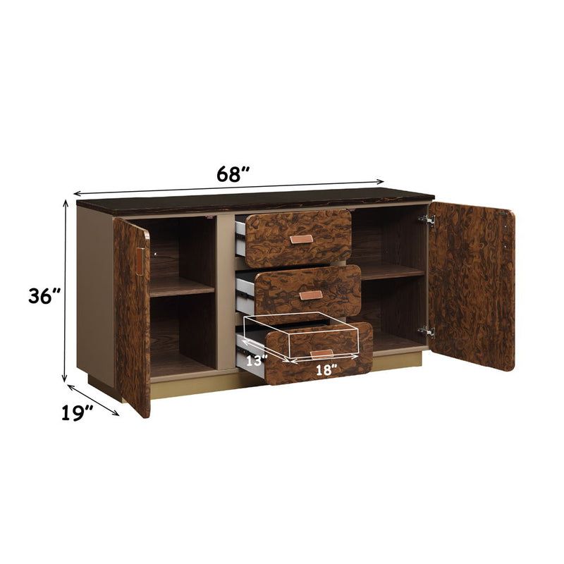 Marcelino - Dresser - Cherry Oak - R&R Furniture Gallery (Fountain Valley, CA)