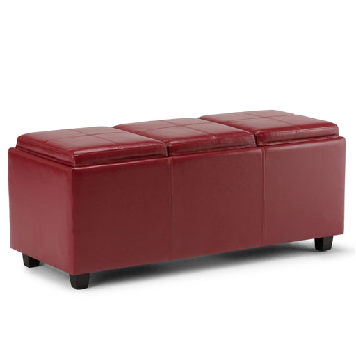 Avalon - Upholstered Storage Ottoman - R&R Furniture Gallery (Fountain Valley, CA)