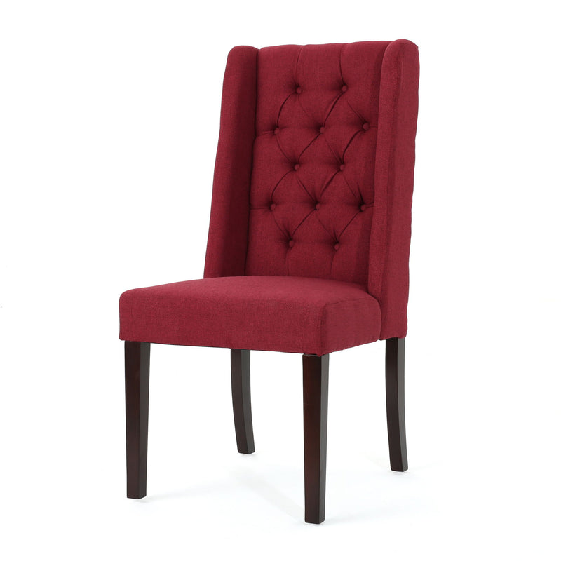 Sophisticated Tufted Dining Chair With High Back Design - R&R Furniture Gallery (Fountain Valley, CA)