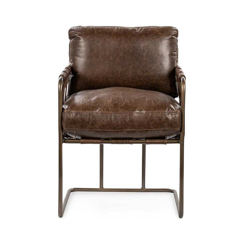 Strapling - Leather Dining Chair - R&R Furniture Gallery (Fountain Valley, CA)