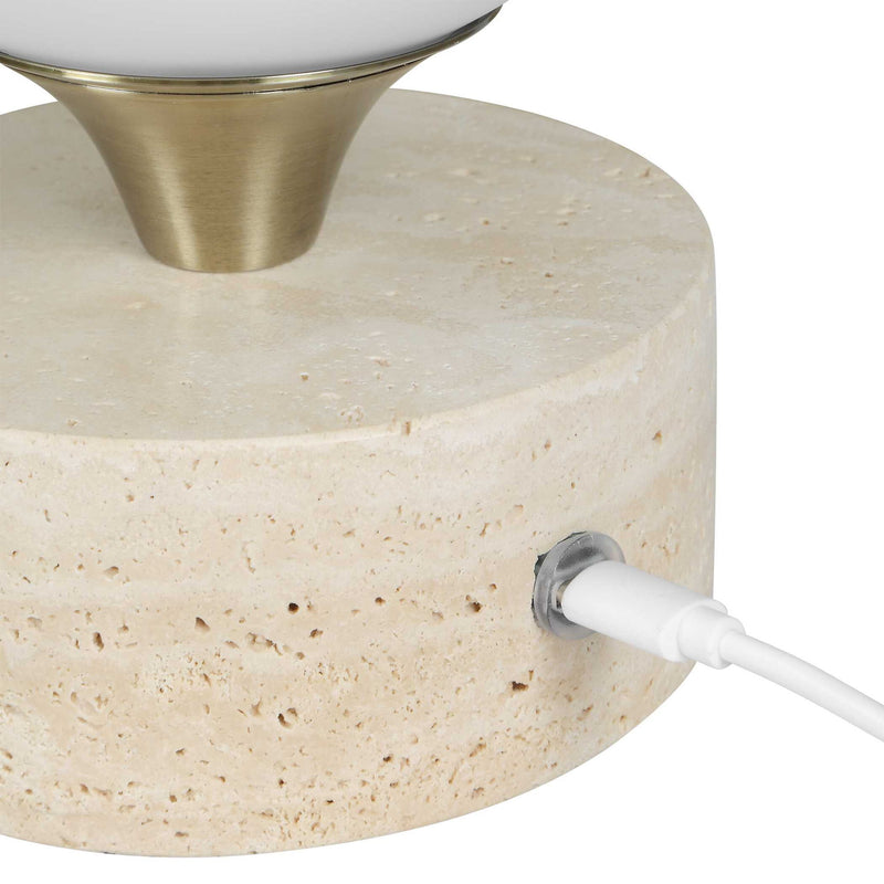 Abril - Rechargeable LED Accent Lamp - Brass,Gold