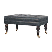 Buffalo - Ottoman With Castor Legs - R&R Furniture Gallery (Fountain Valley, CA)
