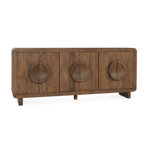 Vally - Wood 6 Door Buffet - Artisan Brown - R&R Furniture Gallery (Fountain Valley, CA)