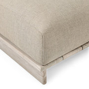 Livia - Teak 3 Piece Outdoor Sectional - Taupe - R&R Furniture Gallery (Fountain Valley, CA)