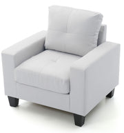 Glory Furniture accent club chair for relaxation with plush upholstery and stylish design, perfect for living room or lounge.