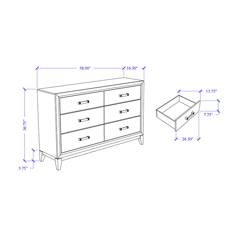 Mirage - Dresser - R&R Furniture Gallery (Fountain Valley, CA)