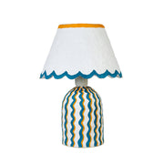Blum - Scalloped Cotton Mache Table Lamp - R&R Furniture Gallery (Fountain Valley, CA)