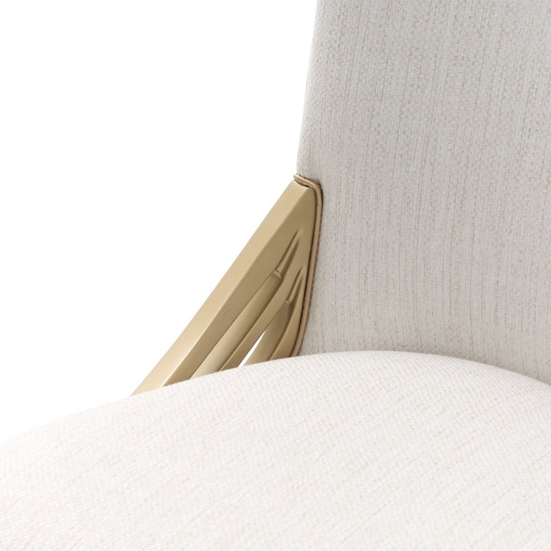 La Terrazza - Dining Side Chair (Set of 2) - Creamy Pearl - R&R Furniture Gallery (Fountain Valley, CA)