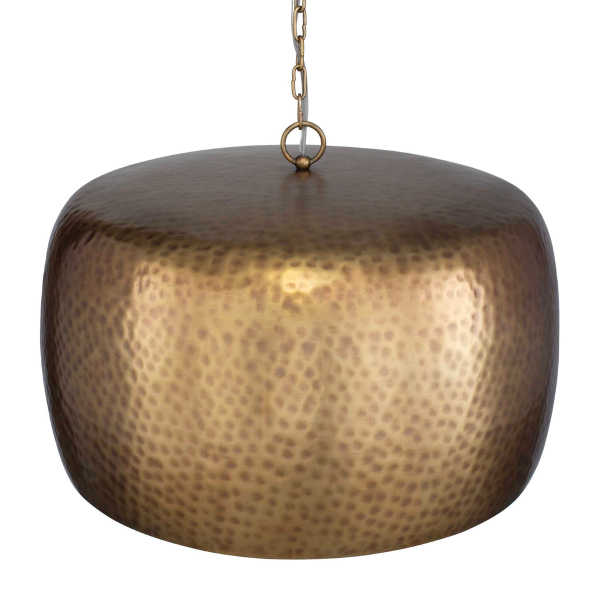 Lemont - Hammered Brass 1 Light Pendant - Brass