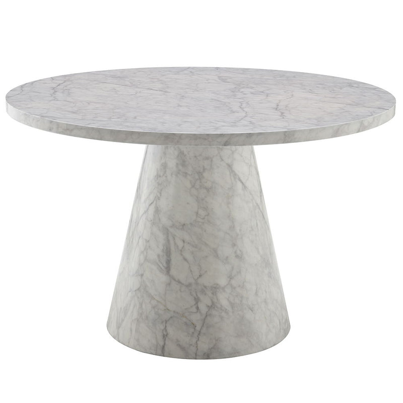 Kacey - Round Dining Table - Engineered Stone - R&R Furniture Gallery (Fountain Valley, CA)