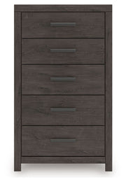 Prendonea - Five Drawer Chest - Charcoal - R&R Furniture Gallery (Fountain Valley, CA)
