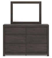 Fraluna - Dresser And Mirror - Charcoal - R&R Furniture Gallery (Fountain Valley, CA)