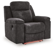 Brysonview - Zero Wall Recliner - Charcoal - R&R Furniture Gallery (Fountain Valley, CA)
