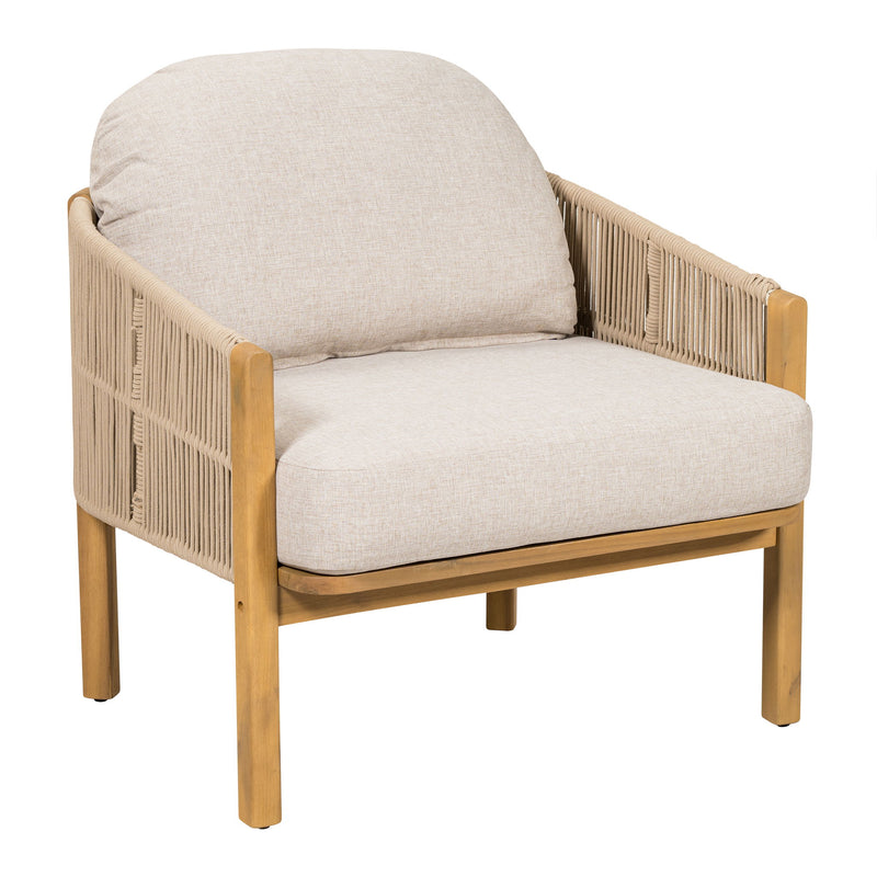 Grotta - Outdoor Wood Club Chair (Set of 2) - R&R Furniture Gallery (Fountain Valley, CA)