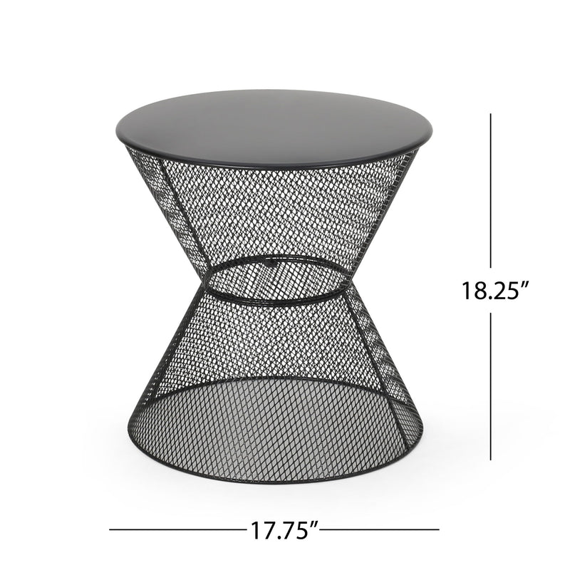 Nevada - Contemporary Side Table With Design - R&R Furniture Gallery (Fountain Valley, CA)