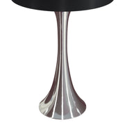 Pair of Lumi Source Lenuxe contemporary modern table lamps with sleek designs and neutral-colored shades, set of 2.