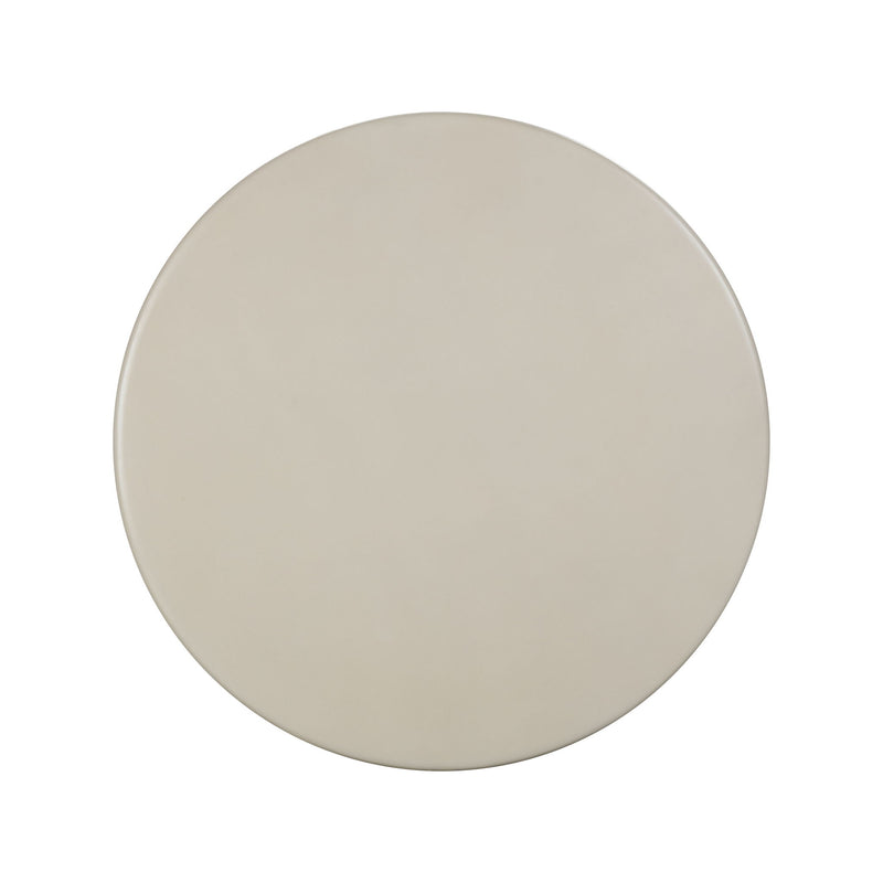 Fern - Textured Faux Plaster Concrete Indoor / Outdoor Round Dining Table - Beige - R&R Furniture Gallery (Fountain Valley, CA)